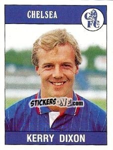Figurina Kerry Dixon - UK Football 1989-1990 n. 62 - Panini