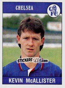 Figurina Kevin McAllister - UK Football 1989-1990 - Panini