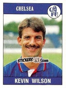 Figurina Kevin Wilson - UK Football 1989-1990 - Panini