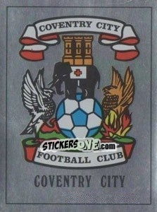 Cromo Conventry City Badge - UK Football 1989-1990 n. 65 - Panini