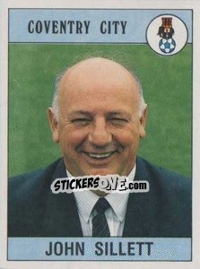 Sticker John Sillett - UK Football 1989-1990 - Panini