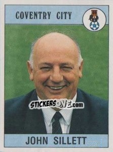 Sticker John Sillett - UK Football 1989-1990 n. 66 - Panini