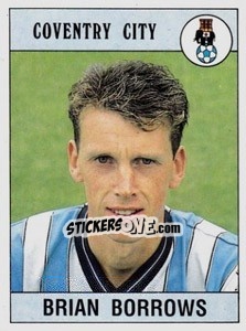 Sticker Brian Borrows - UK Football 1989-1990 n. 68 - Panini