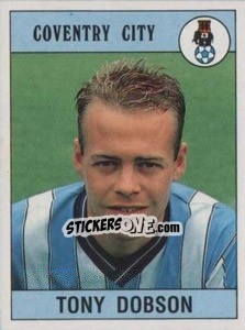 Sticker Tony Dobson - UK Football 1989-1990 - Panini