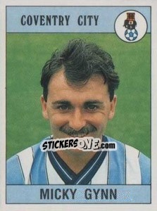 Sticker Micky Gynn - UK Football 1989-1990 n. 72 - Panini