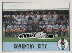 Figurina Conventry City Team - UK Football 1989-1990 - Panini