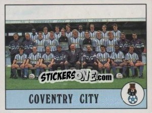 Cromo Conventry City Team - UK Football 1989-1990 n. 74 - Panini