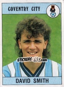 Sticker David Smith - UK Football 1989-1990 n. 76 - Panini