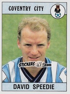 Sticker David Speedie - UK Football 1989-1990 n. 77 - Panini