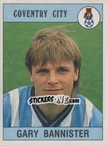 Sticker Gary Bannister - UK Football 1989-1990 - Panini