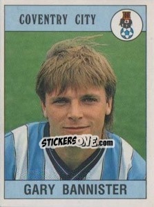 Cromo Gary Bannister - UK Football 1989-1990 n. 78 - Panini
