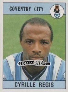 Sticker Cyrille Regis - UK Football 1989-1990 n. 79 - Panini