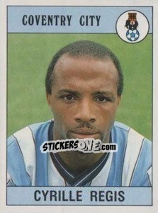 Sticker Cyrille Regis - UK Football 1989-1990 - Panini