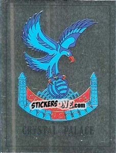 Sticker Crystal Palace Badge - UK Football 1989-1990 n. 80 - Panini