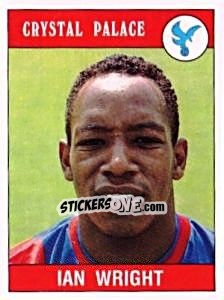 Figurina Ian Wright - UK Football 1989-1990 - Panini