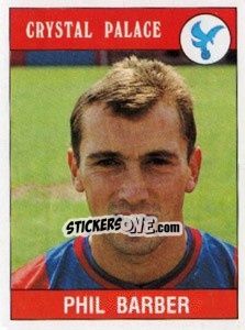 Sticker Phil Barber - UK Football 1989-1990 - Panini