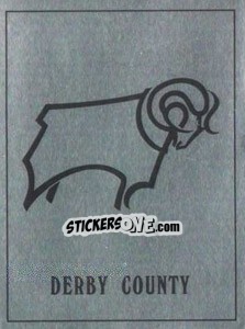 Sticker Derby County Badge - UK Football 1989-1990 n. 95 - Panini