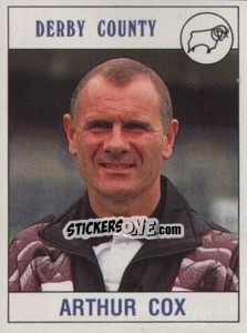 Sticker Arthur Cox - UK Football 1989-1990 - Panini