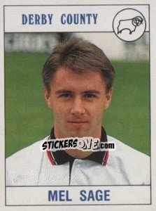 Sticker Mel Sage - UK Football 1989-1990 - Panini