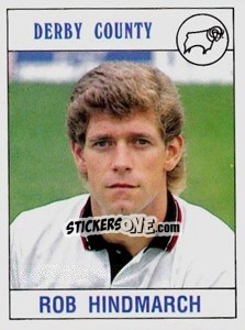 Figurina Rob Hindmarch - UK Football 1989-1990 - Panini