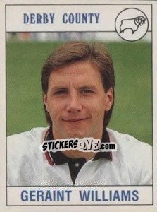 Figurina Geraint Williams - UK Football 1989-1990 - Panini
