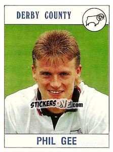 Sticker Phil Gee - UK Football 1989-1990 - Panini