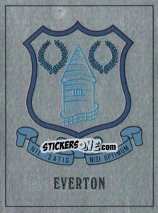 Sticker Everton Badge - UK Football 1989-1990 - Panini