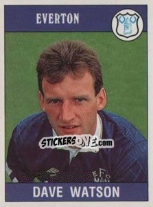Sticker Dave Watson - UK Football 1989-1990 - Panini