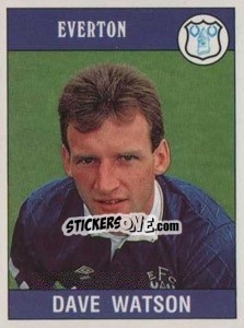 Sticker Dave Watson - UK Football 1989-1990 n. 115 - Panini
