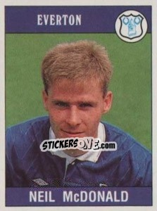 Cromo Neil McDonald - UK Football 1989-1990 - Panini