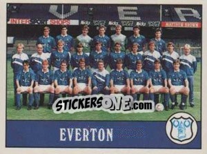 Sticker Everton Team