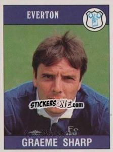Sticker Graeme Sharp - UK Football 1989-1990 n. 124 - Panini