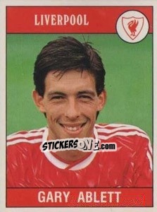 Sticker Gary Ablett - UK Football 1989-1990 n. 128 - Panini
