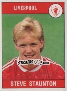 Figurina Steve Staunton - UK Football 1989-1990 - Panini