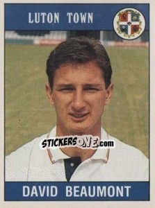 Sticker David Beaumont - UK Football 1989-1990 - Panini