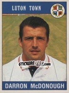 Sticker Darron McDonough - UK Football 1989-1990 - Panini