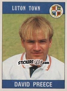 Sticker David Preece - UK Football 1989-1990 - Panini