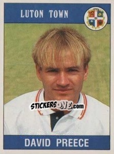 Sticker David Preece - UK Football 1989-1990 n. 147 - Panini