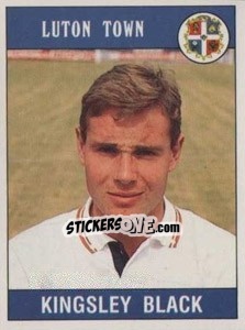 Sticker Kingsley Black - UK Football 1989-1990 - Panini