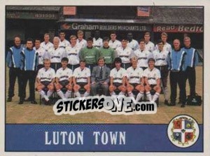 Cromo Luton Town Team - UK Football 1989-1990 - Panini