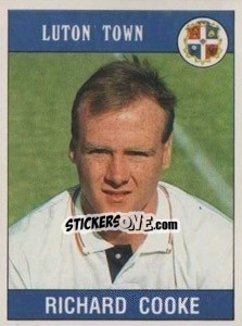 Sticker Richard Cooke - UK Football 1989-1990 - Panini