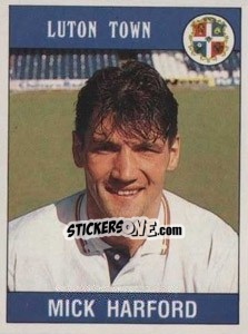 Figurina Mick Harford - UK Football 1989-1990 - Panini