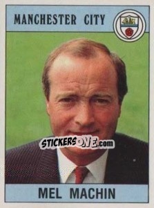 Sticker Mel Machin - UK Football 1989-1990 - Panini