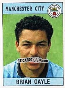 Sticker Brian Gayle - UK Football 1989-1990 - Panini