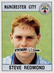 Sticker Steve Redmond - UK Football 1989-1990 n. 161 - Panini