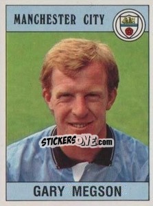 Figurina Gary Megson - UK Football 1989-1990 - Panini