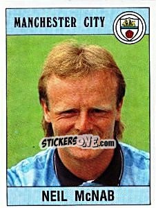 Figurina Neil McNab - UK Football 1989-1990 n. 163 - Panini