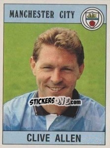Cromo Clive Allen - UK Football 1989-1990 - Panini