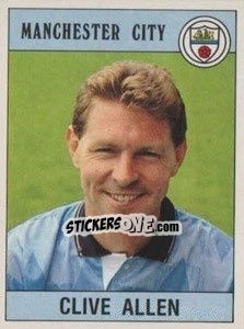 Sticker Clive Allen - UK Football 1989-1990 n. 167 - Panini