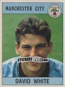 Figurina David White - UK Football 1989-1990 n. 168 - Panini